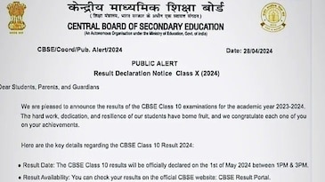 CBSE Class 10 result today? Viral notice says results at 1 pm | Fact check