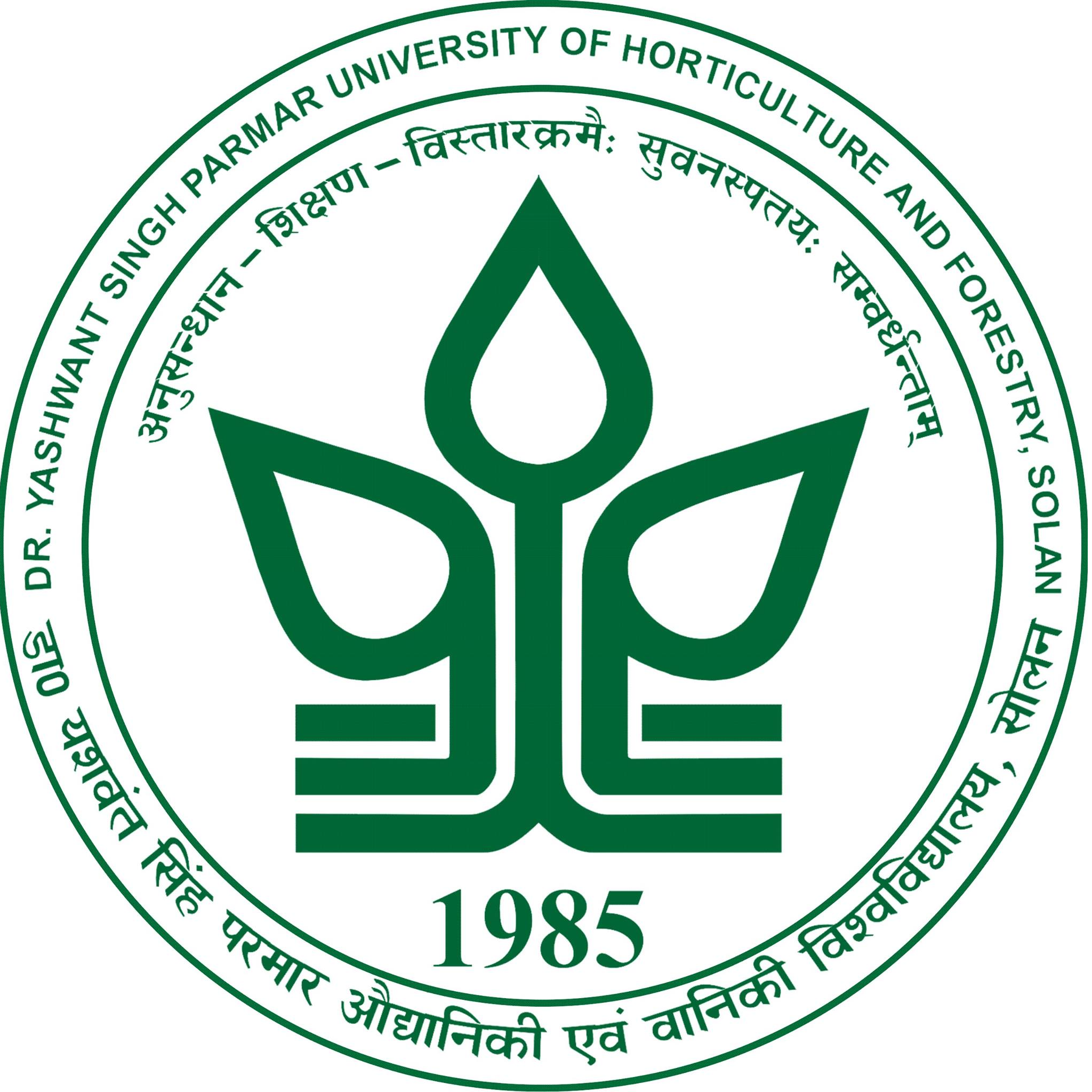 Dr. Yashwant Singh Parmar University of Horticulture & Forestry